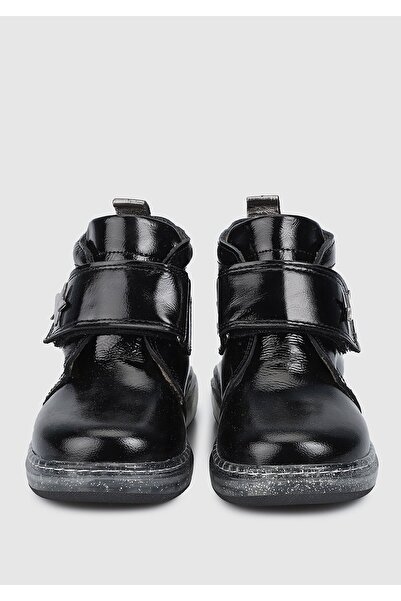 Kiddo Siyah Deri Erkek Çocuk Bot