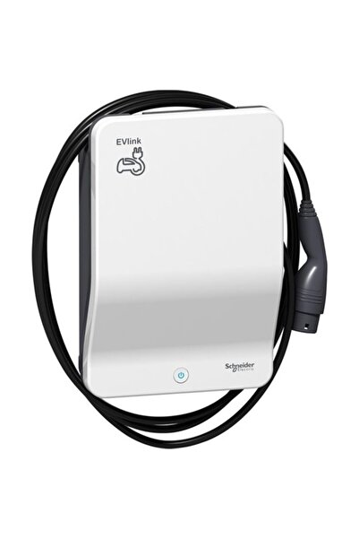 Schneider Electric Evlink Wallbox 22,1kw Plastik Ve Kablolu 1xt2 Soket Elektr...