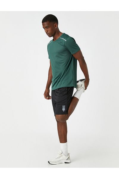 Koton Tricou sport imprimat cu gât crew
