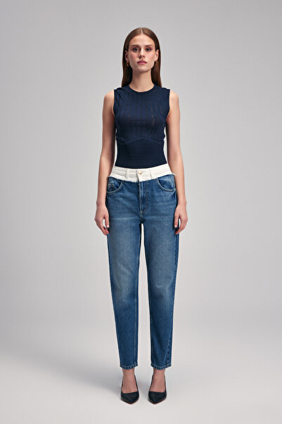 adL Double Colored Denim Trousers