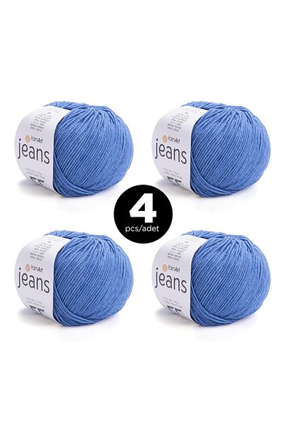 Yarnart Νούμερο 16 Jean Knitting Rope - Πακέτο 4
