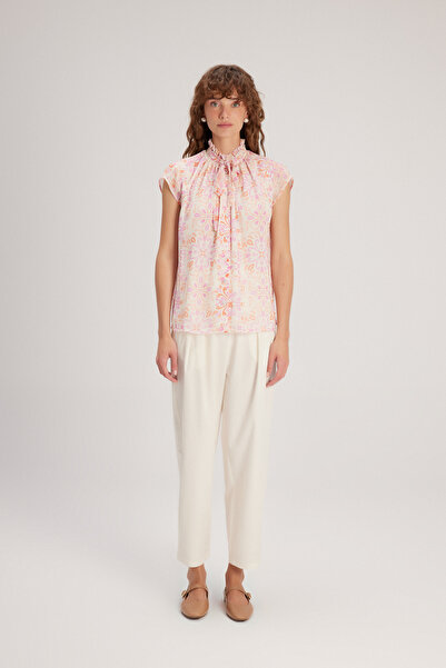 adL Yakadan Bağlamalı Bluz Emp.oranj 11543469000