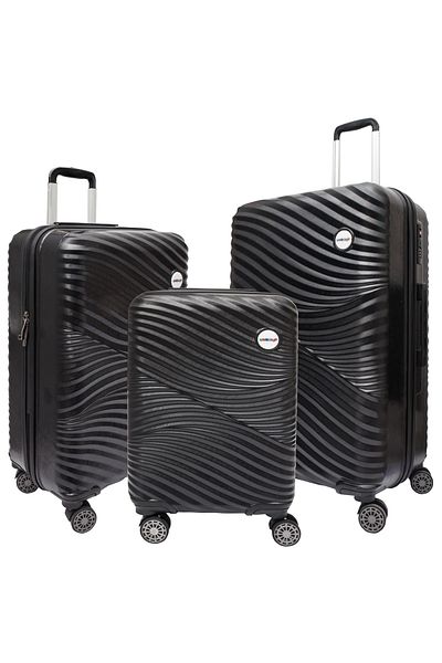 Biggdesign Set de bagaje Moods Up Black cu 3 piese