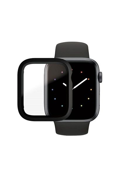 PanzerGlass Apple Watch Series SE/4/5/6 44mm full body - Clear/Black