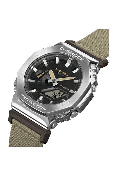 G-SHOCK Klassische Herrenuhr Taupe GM-2100C-5AER