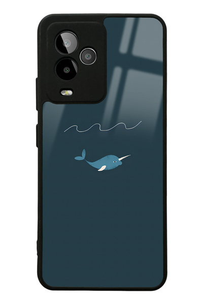 Spoyi GM 24 Pro Doodle Fish Tasarımlı Glossy Telefon Kılıfı