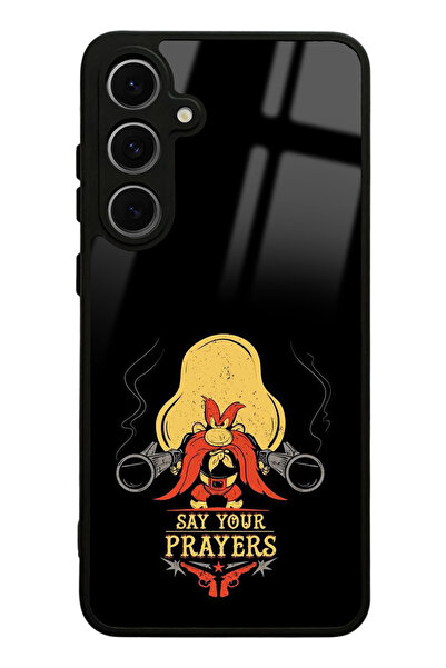 Spoyi Samsung S24 FE Say Your Prayers Tasarımlı Glossy Telefon Kılıfı