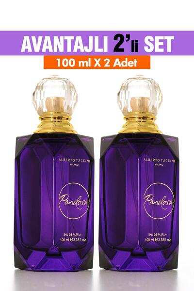 Alberto Taccini 2'Li Set Alberto Taccini PANDORA Kadın Parfümü -100 ml