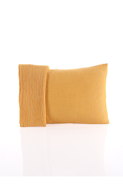 MYLASA HOME MylasaHome 100% βαμβακερή μαξιλαροθήκη 2 τεμαχίων 4 στρώσεων μουσ...