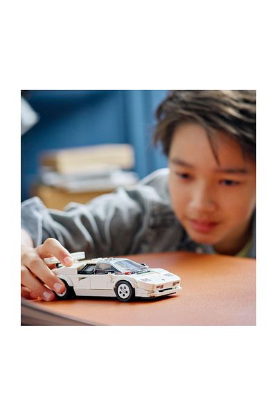 LEGO Speed Champions Lamborghini Countach 76908 Building Set - 262 Piece Race Car Model Kids Adults