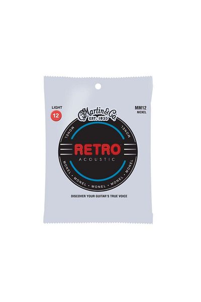 MARTIN & CO Martin Co Mm12.012-.054 Retro Monel Acoustic Guitar String