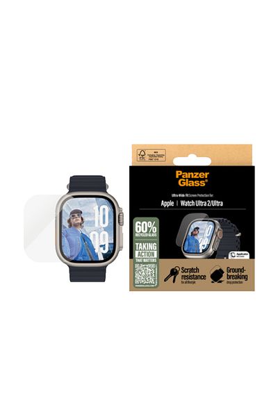 PanzerGlass Screen Protector Apple Watch Ultra 2 and Ultra 49mm - Clear