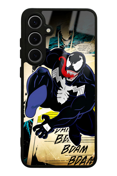 Spoyi Samsung S24 FE Venom Tasarımlı Glossy Telefon Kılıfı