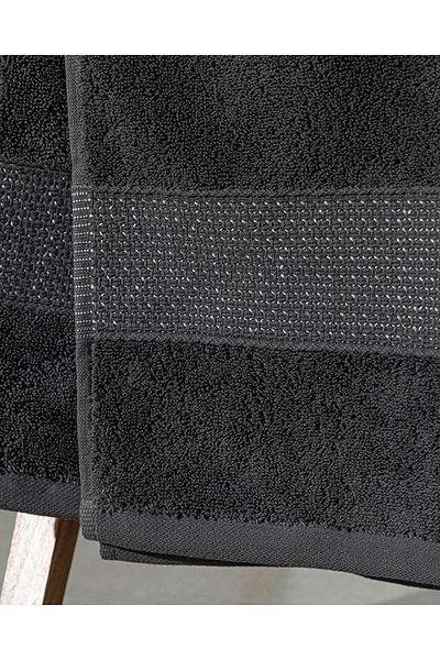 English Home Prosop de baie din bumbac de lux 70x140 cm antracit