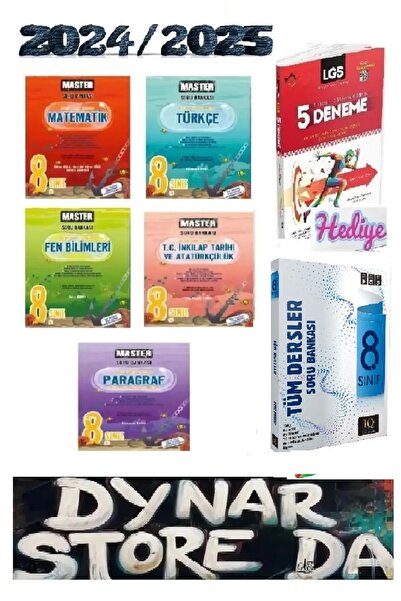 Okyanus Yayıncılık Okyanus 8. Sınıf Lgs Master Tüm Dersler Soru Bankası Ve 1....