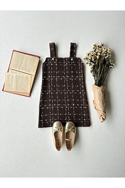 KÜÇÜĞÜM BUTİK Φόρεμα Tweed Gilet για κορίτσια
