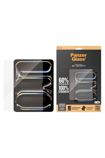 PanzerGlass واقي شاشة لجهاز iPad Pro مقاس 13 بوصة وiPad Air مقاس 13 بوصة 2024 - عريض وشفاف