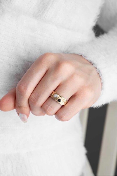 Bayar Gold 14 Ayar Altın Antik Desenli Yüzük