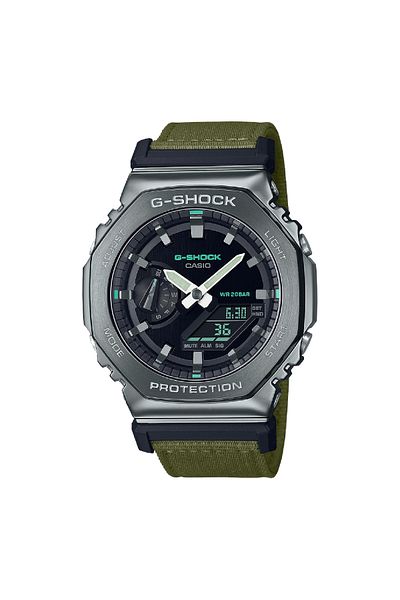 G-SHOCK Klassische Herrenuhr Grün GM-2100CB-3AER