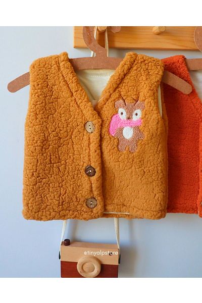 TinyAlp Soft Fleece Fabric Welfost Baby Girl Vest