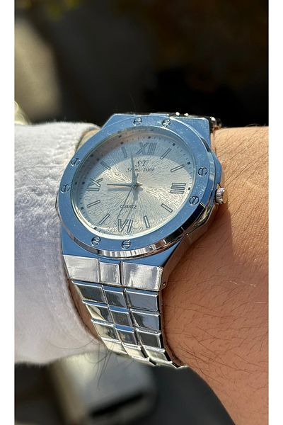 Show Time Stainless Steel Men's Wrist Watch