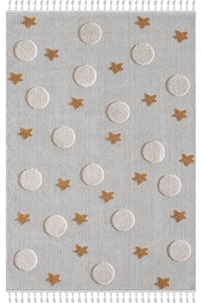 evser halı Kids - Colourful Renkli Takma Saçaklı Çocuk Halısı