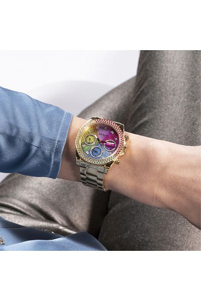Guess Sol Damen Uhr Gold Gw0483l4