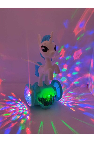 admay Flyıng Horıe Işıklı Müzikli Melek Unicorn 360° Dönebilir Oyuncak