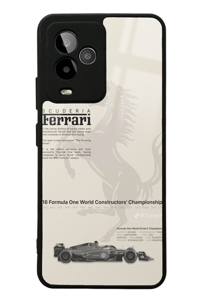 Spoyi GM 24 Pro Ferrari Tasarımlı Glossy Telefon Kılıfı