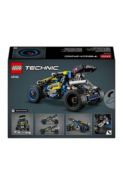 LEGO Technic Off-Road Race Buggy 42164 - Durable 219pc Racing Car Toy Creative Play Building Kit