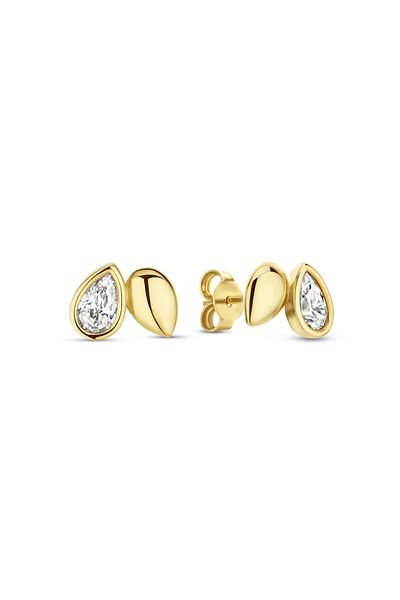 Beloro Jewels Monte Napolyon Damen Ohrknäpfe Altın Bo360019