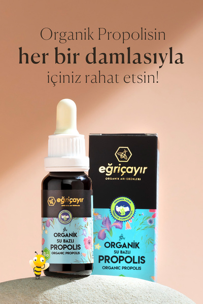 Eğriçayır Organik Propolis Damla Su Bazlı 20 ml