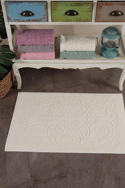VAROL Πετσέτα ποδιών 2 τεμαχίων Gramaged Jacquard