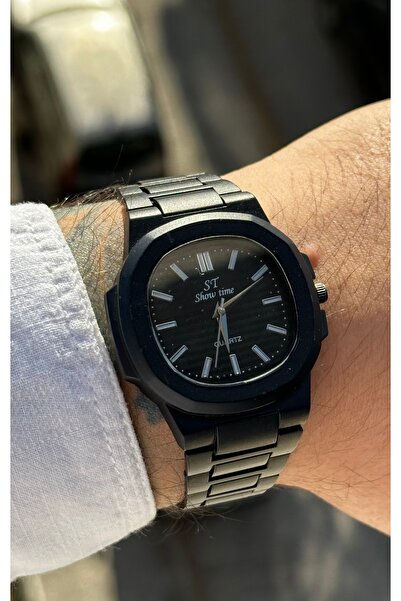 Show Time Stainless Steel Men's Wrist Watch