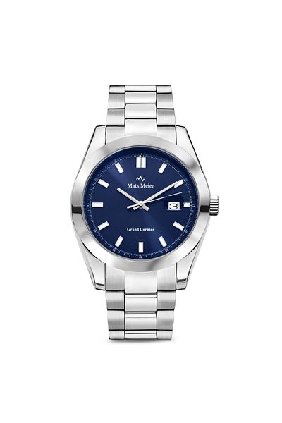 Mats Meier Grand Cornier Herren Uhr Silber Mm00518