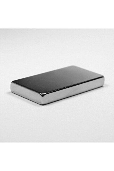 NeoHobi [1 Adet] Neodyum Mıknatıs Boy: 40mm En: 25mm Kalınlık: 5mm [40x25x5] NdFeB Güçlü Mıknatıs[NM117]