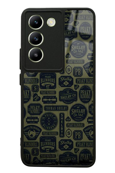 Spoyi غلاف هاتف لامع بتصميم ورق جدران Vivo V30 Lite Peaky Blinders