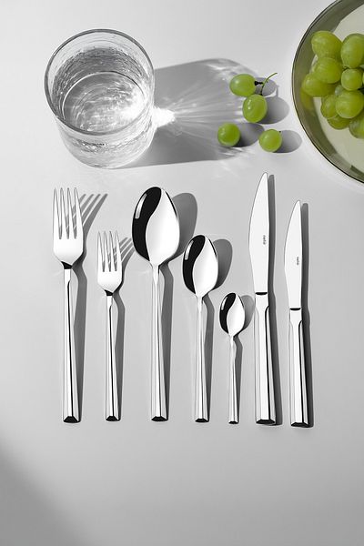 Nehir Milano Simple 12 Person 84 Piece Boxed Cutlery Set