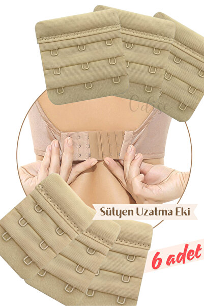 ODISE 6 bucăți atașament extensie sutien pentru piele (AGRAF) 3 bucăți 2x3, 3...