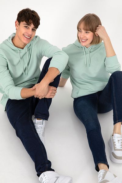 U.S. Polo Assn. Men's Aqua Green Basic Sweatshirt 50295167 -Vr048