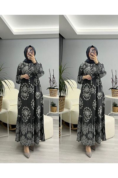 Blackmods Viscose Button Dress