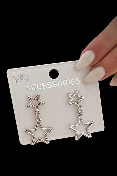 MAZEN 4cm Star Dangle Custom Plated Earrings