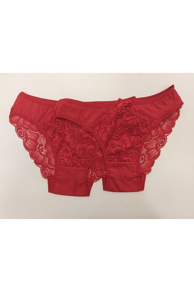ZAYA Red Lace Hipster Cut Women's Panties - Pack of 2