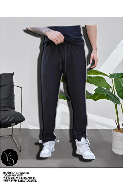 yx yustex sport Ανδρικό Φούτερ - Μαύρο, με ίσια μπατζάκια, φαρδύ, άνετο και c...