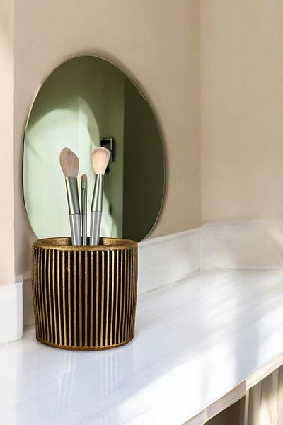 Evene Χρυσό Vintage πολύχρωμο Organizer μακιγιάζ - Organizer και βούρτσα Μοντέλο 1