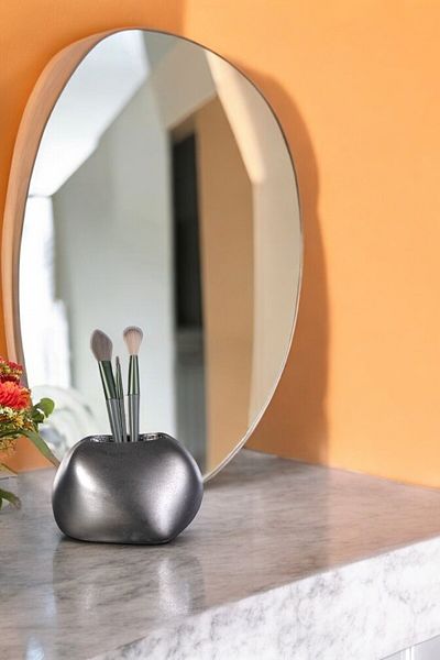 Evene Organizator de machiaj colorat antic argintiu - Organizator pentru pensule Model 22