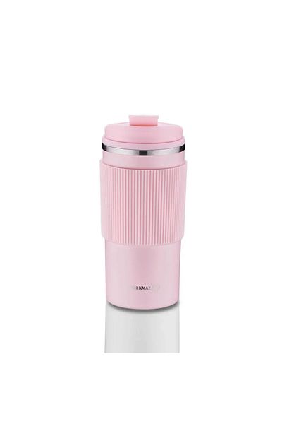 KORKMAZ Freedom Plus Pink Coffee Glass A5539-5
