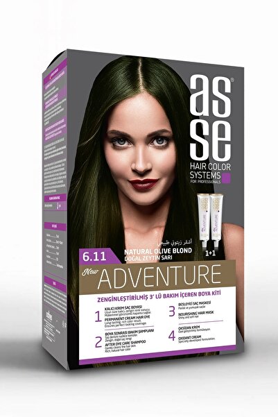asse Adventure Set Saç Boyası Kalıcı ve Canlı Renkler 1+1 ikili Kullanım Seti...