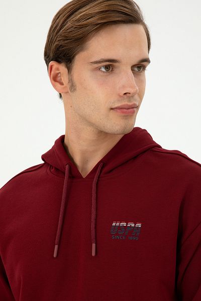 U.S. Polo Assn. Men's Burgundy Sweatshirt 50293442 -Vr014
