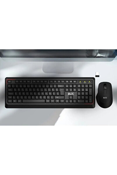 Sarftech Bkb7.1 Siyah Türkçe Q 104 Tuş Ev Ofis Kullanıma Uygun Kablosuz Klavye Mouse Set 7.1